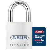 ABUS 80TI/60C Titalium Heavy Duty 60mm hangslot, Chroom