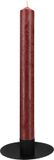 QUVIO Kandelaar - 10 x 3 cm - Metaal - Zwart