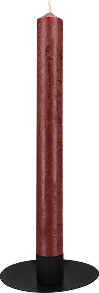QUVIO Kandelaar - 10 x 3 cm - Metaal - Zwart