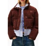 Tommy Hilfiger Tjw Cord Puffer Jacket Rich Brown