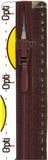 Opti Prym Ritssluiting Kunststof 4mm (niet deelbaar) Aubergine #763 30 cm