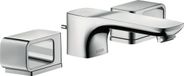 AXOR Urquiola 3-Loch Waschtischarmatur DN15 mit Rosetten, Nickel