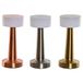 Home ESPRIT Home ESPRIT Tafellamp, koper, goud, zilver, 9 x 9 x 21 cm (3 stuks)