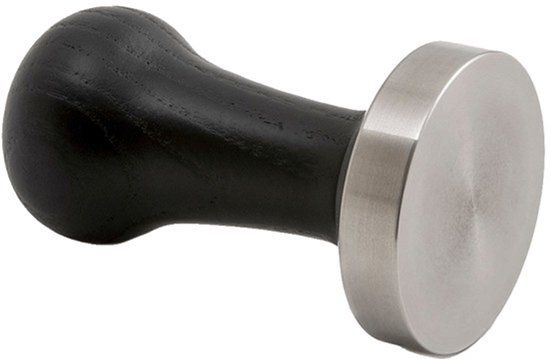 Motta 8180/B Tamper 52mm RVS / zwart houten handvat