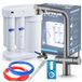 Ari Robinet de cuisine 3 voies Venom graphite extractible avec filtre Aquaphor Morion 101S