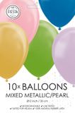 Globos 10 x Ballons Métalliques Nacrés