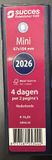 Succes Agendavulling 2027 Mini 4 dagen/2 pagina's Organizing