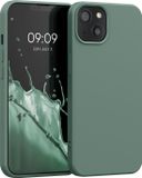 kwmobile Apple iPhone 13 hoesje - Dennengroen TPU Back Cover