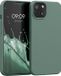 kwmobile Apple iPhone 13 hoesje - Dennengroen TPU Back Cover