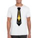 Bellatio Decorations Wit kerst T-shirt voor heren - Suck my Piek zwarte stropdas print XL