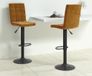 Maison Exclusive - Lot de 2 tabourets de bar en velours marron