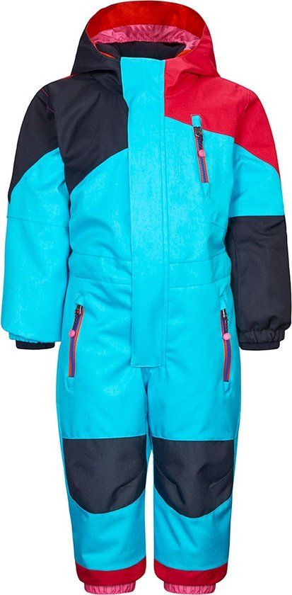 Killtec Skipak Unisex - lichtblauw/donkerblauw/rood - Maat 98/104