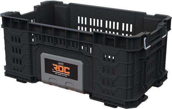 Keter ROC Pro Gear Heay Duty Tool Opbergkrat, Zwart