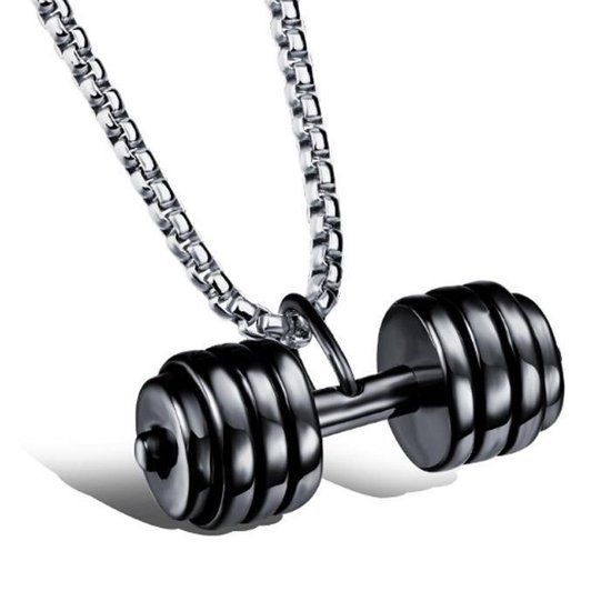 Mendes Heren Kettinghanger Dumbbell Black