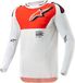 Alpinestars Supertech Ward Trikot Weiß Hot Orange 2XL