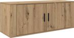 vidaXL Étagère murale pour TV, 100 x 34,5 x 40 cm, chêne Artisan