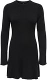 ONLY Onlmichella Ls O-Neck Dress Knt - Dames - Mini jurken - Zwart - S