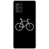 Samsung Galaxy A71 5G Bike hipster bedrukt siliconen hoesje
