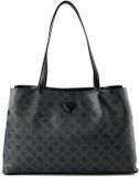 GUESS Wilder Travel Tri Compartment Tote Charcoal donkergrijs