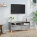 Maison Exclusive - Meuble TV aspect béton, gris, 100x34,5x44,5 cm, fabriqué en panneau de fibres de bois