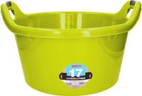 PLASTICFORTE Afwasbak - 17L - groen - 42 x 40 x 27 cm - met handvatten