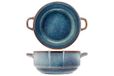 Cosy & Trendy Set van 4 kommen van aardewerk, Jade, Indigo, 0,8 l
