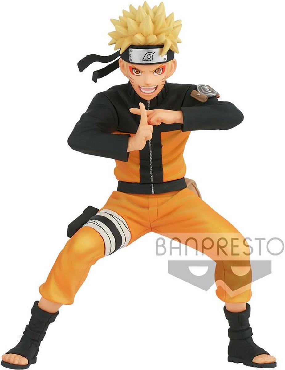 Banpresto Naruto Shippuden Vibration Stars PVC Statue Uzumaki Naruto 17 cm