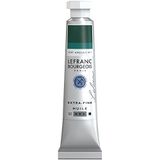 Lefranc Bourgeois 404985 Extra fijne Lefranc olieverf met hoogwaardige kunstenaarspigmenten, lichtecht, verouderingsbestendig - 20ml Tube, Chrome Green Deep