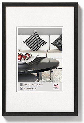 Walther Design AJ050B Aluminium-Bilderrahmen Chair, 40x50 cm, schwarz