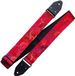 Richter 2048 Brocade, Rouge, sangle de guitare