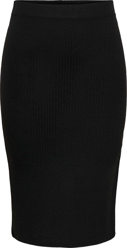 ONLY ONLEMMA Slit Skirt JRS NOOS Women's Skirt - Black - Size XL