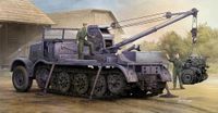 Trumpeter Modelbouwpakket Militaire voertuigen - 09576 Schwerer Zugkraftwagen 18 tot Sd. Kfz. 9/1 met 6 ton Bilstein-kraan Plastic - 1:35 - Modelbouw