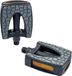 XLC Kids/Youth PD-C16 – Fietspedalen Kinderen – Antislip – 9/16\" – PVC – Zwart & Grijs