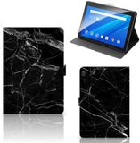 B2Ctelecom Lenovo Tab E10 Book Case Marmer Zwart