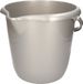 Hega Hogar Schoonmaak/huishoud emmer - 2x - zilvergrijs - 10 liter - Dia 28 cm en Hoogte 26 cm - kunststof