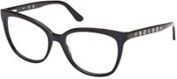 Guess GU50114 Cat Eye Volledig omrand Kunststof/Carbon Zwart 0.00