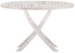 Hioshop Kenya tuintafel Ø120cm whitewash