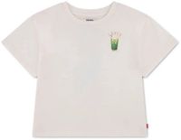 Levi's Kids T-shirt Oversized Matcha Manches Courtes Blanc 5 Ans Fille