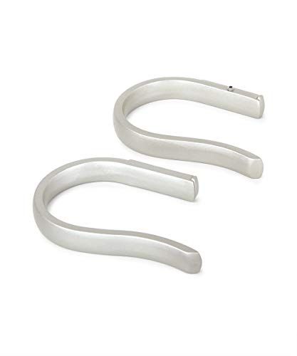 Umbra Twilight Basic Curtain Holdback - Nickel - Set of 6 - 3 x 12.2 x 7.1 cm