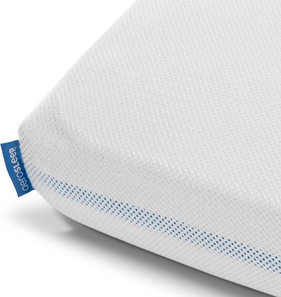 AeroSleep Hoeslakentje - Wieg - 40 x 80 cm - Wit