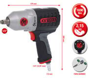 KS Tools 1/2" MONSTER luchtslagmoersleutel - 1690 Nm