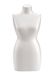 GLOREX piepschuim torso, wit, 7 x 5 x 5 cm