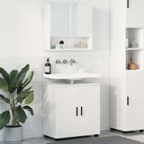 Maison Exclusive - Ensemble de meubles de salle de bain, 2 pièces, blanc, 61 x 35 x 64 cm