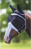 Shires FlyGuard Pro Vliegenmasker met oren Jet Black Full