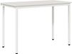 vidaXL Eettafel Wit 110 x 55 x 75 cm Massief grenenhout