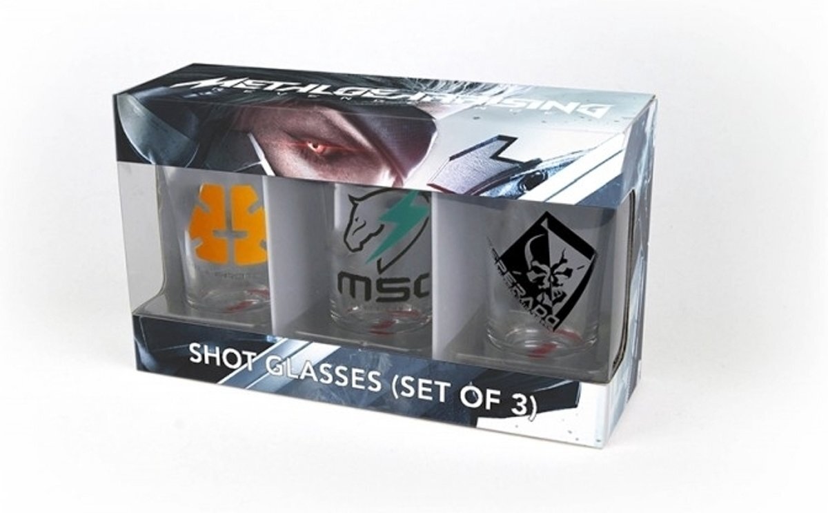 Gaya Entertainment Metal Gear Rising Shotglasses Set of 3