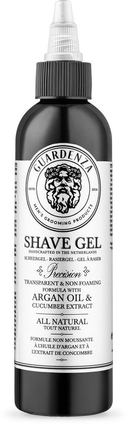 Guardenza Precisie Scheergel - 120ml - Transparant en Niet-Schuimend - Voor Mannen - Alle Huidtypes