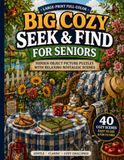 Big Cozy Seek & Find for Seniors: Hidden Object Picture Puzzles with Relaxing Nostalgic Scenes