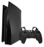 Buxibo Lovnix Playstation 5 frontpanelset - inclusief 2 siliconen controllerhoesjes - Disc-editie - Sony - PS5-accessoire - Zwart