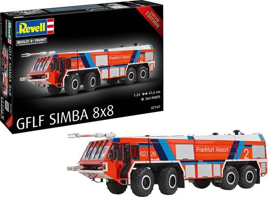 Revell 07747 GFLF Simba 8x8 (Limited Edition) Schaal 1:24 - Ongebouwd/Onbeschilderd Plastic Model Kit
